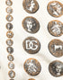 Dolce & Gabbana Silk Ivory Coin Print Logo Men Polo T-shirt